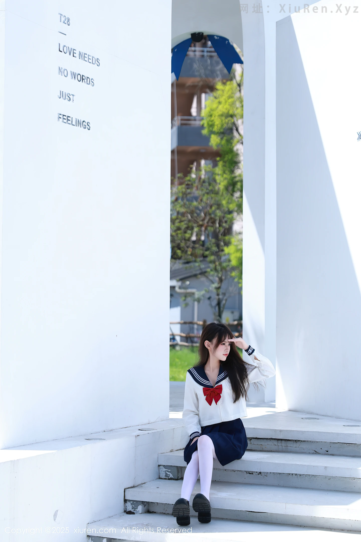 图片[2]-[XiuRen秀人网] VOL.10458 新人模特糯咪性感JK制服配超薄白丝袜秀曼妙身姿撩人诱惑写真88P-秀人网官方网站